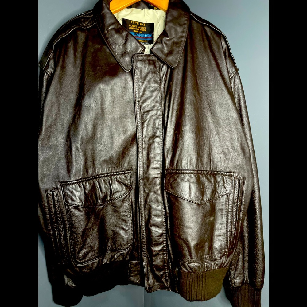 American Born Leather Coat